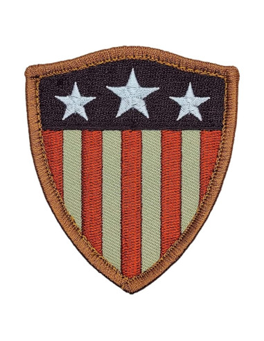 Parche Bordado Bandera EE. UU. Patch Force USA 6.35x7.62cm