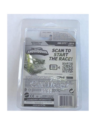 Hot Wheels Batmobile 2015 Mattel 16.5 cm Vehículo de metal