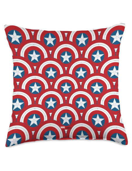 Cojín decorativo Marvel Capitán América 18x18 Escudo