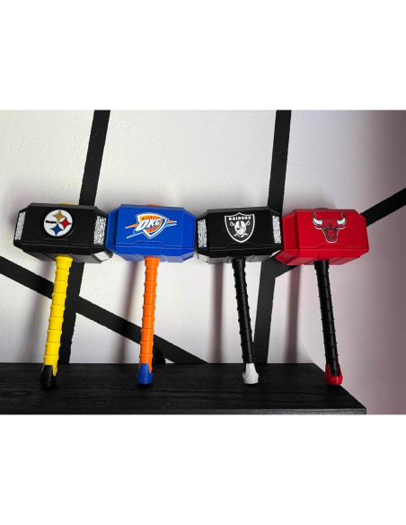 Martillo Thor Personalizado OU Sooner 31.75 cm con Base