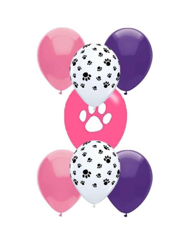 Globos de Cumpleaños Paw Patrol Anagram 11 Piezas Multicolor
