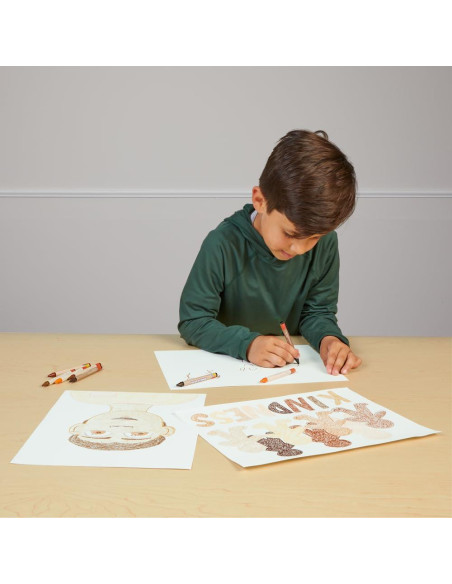 Crayones Multiculturales Colorations 12 Paquetes 8 Tonos Piel