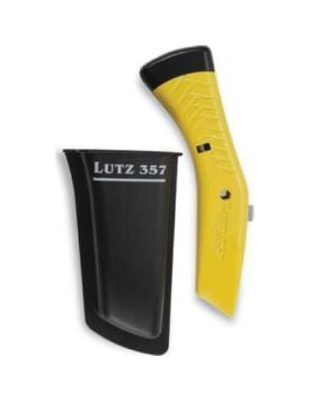 Cuchillo Utility Retráctil Lutz 35699 Azul con 3 Hojas