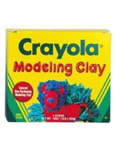 Arcilla para Modelar Crayola 4 Pzs. No Tóxica Reutilizable