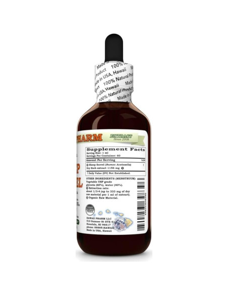 Extracto Líquido de Ácido Oxálico de Oveja Hawaii Pharm 59 ml