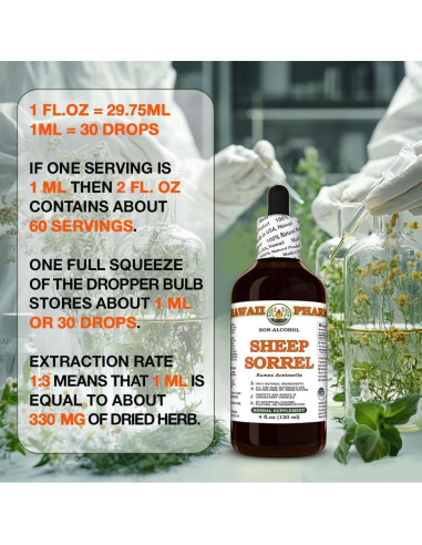 Extracto Líquido de Ácido Oxálico de Oveja Hawaii Pharm 59 ml