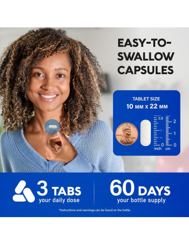 Suplemento de Calcio NUTRA HARMONY 1200mg con D3 y K2 - 180 Tabletas