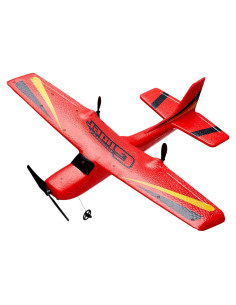 Avión RC VEVOR 2 Canales 2.4GHz con Estabilizador 6 Ejes