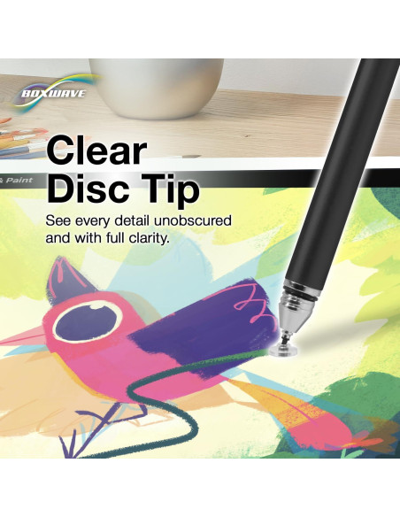 Bolígrafo Stylus BoxWave FineTouch Compatible Sunmi V2s Plus