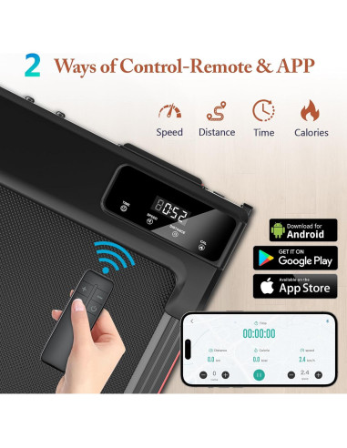 Caminadora Portátil QYDS US 2.5HP Inclinación 10% 136kg