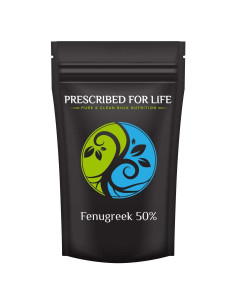 Polvo de Fenogreco 1kg Prescrito para la Vida - 50% Saponinas