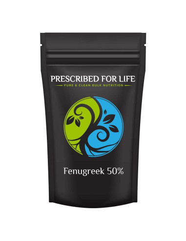 Polvo de Fenogreco 1kg Prescrito para la Vida - 50% Saponinas