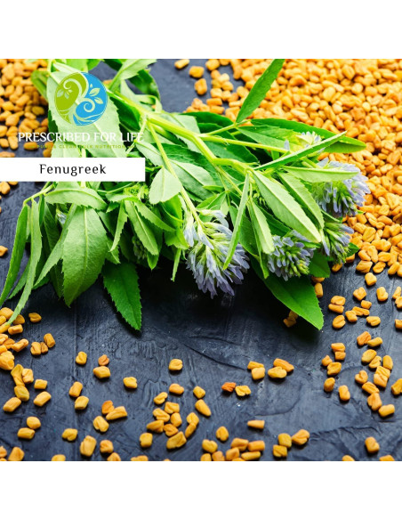 Polvo de Fenogreco 1kg Prescrito para la Vida - 50% Saponinas