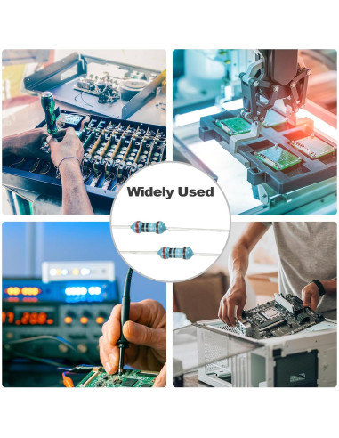 Resistores de Película Metálica YOKIVE 2 Ohm 100 Pcs 1/4W