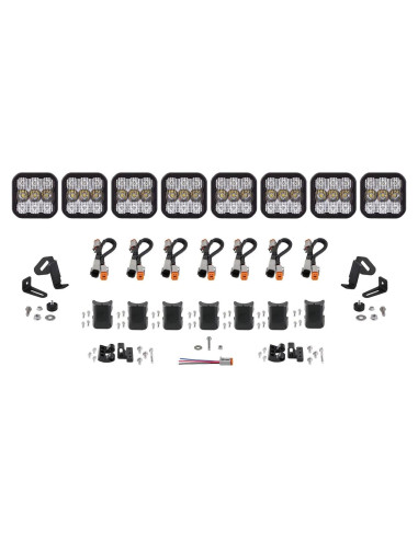 Kit de Barra de Luz LED Diode Dynamics Jeep JL SS5 6 Pods
