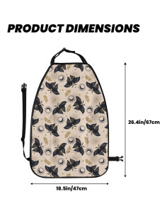 Mats Antigolpes VOSERY con Organizador de Asiento Trasero 2 Pzs 2