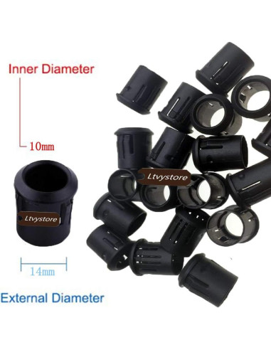 50 Piezas LED Pre Cableado 10mm 12V Ltvystore Colores Variados