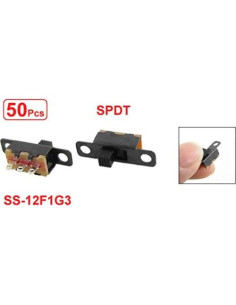 Interruptor Deslizante SPDT uxcell 50 Pcs 2 Posiciones ON/ON 2