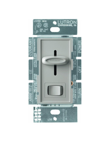 Atenuador Lutron Skylark SELV-300P-GR 300W Bajo Voltaje Gris