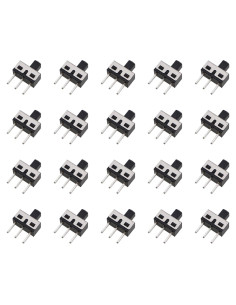 20 Interruptores Deslizantes Verticales CTWHA 3 Pines 2 Posiciones