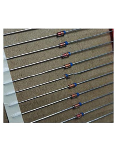 20 Diodos Schottky BAT46 DO35 iProtool - Sellado de vidrio