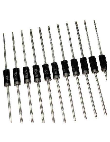 Diodo Zener 1N5352B 15V 5W Axial - 10 Piezas