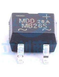 Puente Rectificador 60V 2A MBS MB26S - 5 Piezas