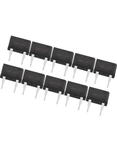 Rectificador de Puente Garosa DB107 1A 1000V 10 Piezas