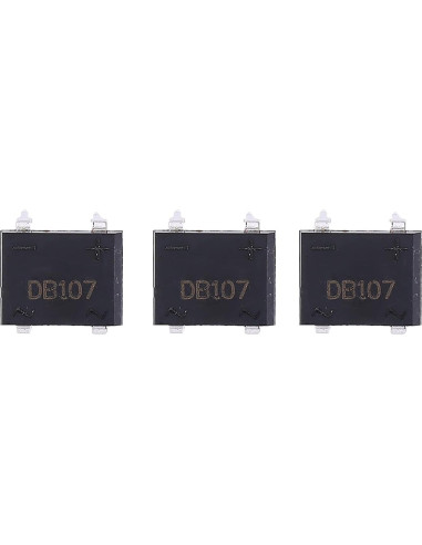 Rectificador de Puente Garosa DB107 1A 1000V 10 Piezas