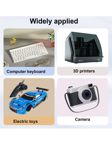 Interruptor Táctil 100pcs 6x6x5mm 12V JIQI 2 Pines On/Off