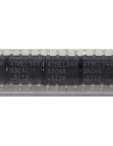 IC EEPROM ATM AT93C46-10SI 1KBIT 3 Hilos 8SOIC