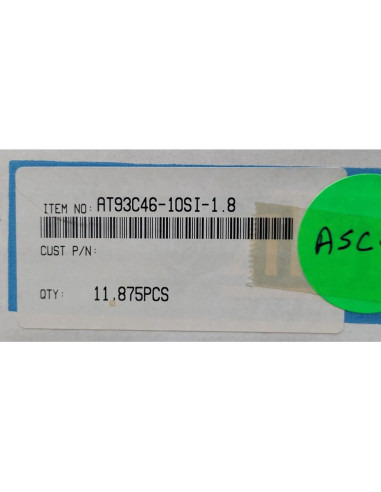 IC EEPROM ATM AT93C46-10SI 1KBIT 3 Hilos 8SOIC