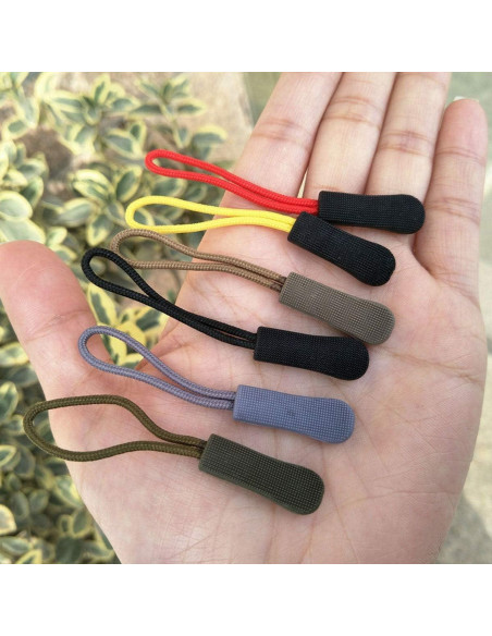 Tiradores de Cremallera de Reemplazo AUZPFRUM Naranja 20 Piezas