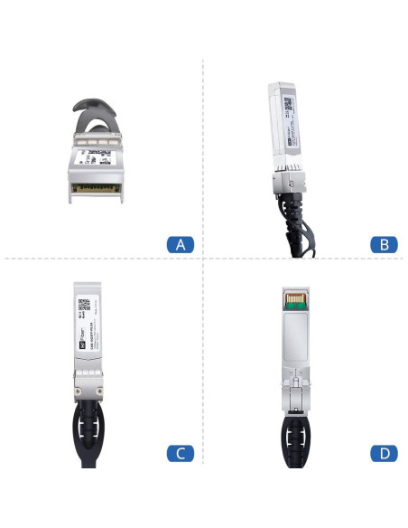 Cable SFP+ 10G H!Fiber DAC Twinax Pasivo 1m Compatible Ubiquiti