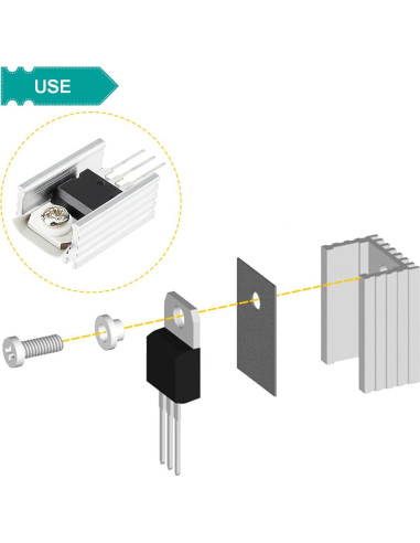 Transistor MOSFET IRF3205 N-Canal 55V 110A con Kit 20 pcs