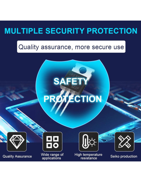 Transistor MOSFET IRF3205 N-Canal 55V 110A con Kit 20 pcs