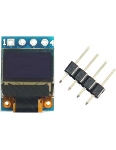 5PCS Pantalla OLED 0.42" (1.07 cm) Módulo LCD 72x40 4pin 2