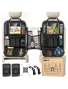 Organizador de Asiento Trasero New Fi - 20 Bolsillos, Negro