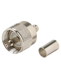 Adaptador Coaxial UHF Macho a RG59 NAC Wire y Cables