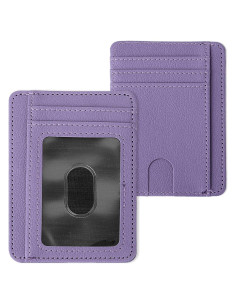 Estuche para Tarjetas de Crédito Giantree con Bloqueo RFID Púrpura
