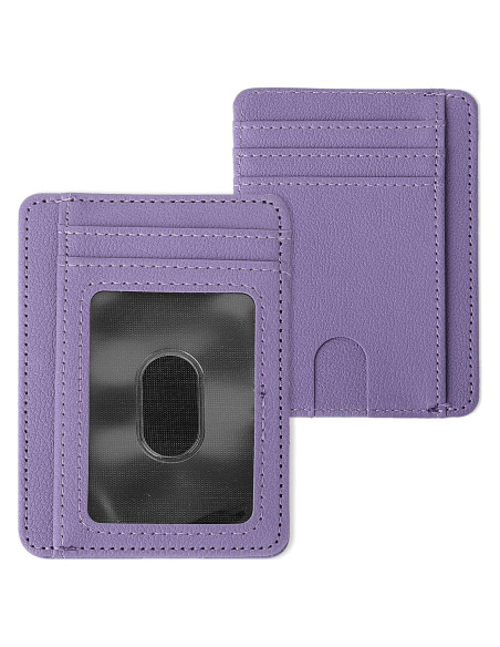Estuche para Tarjetas de Crédito Giantree con Bloqueo RFID Púrpura