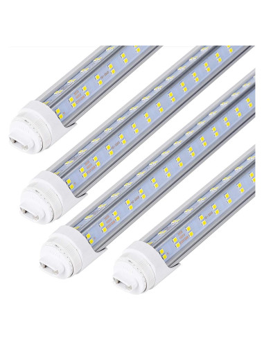 20 Pcs Bombillas LED T8 8ft R17D 144W 19000LM 6000K