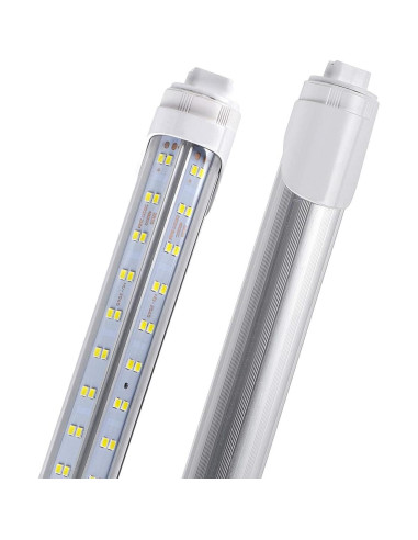 20 Pcs Bombillas LED T8 8ft R17D 144W 19000LM 6000K
