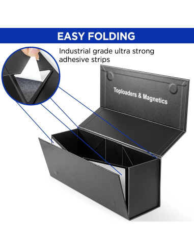 Caja de almacenamiento para tarjetas CollectHall 29.2x8.1x10.7cm