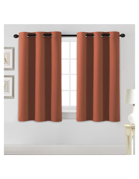 Cortinas Opacas H.VERSAILTEX 2 Paneles 106.68x114.3cm Naranja
