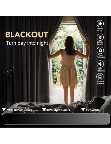 Cortinas Opacas H.VERSAILTEX 2 Paneles 106.68x114.3cm Naranja