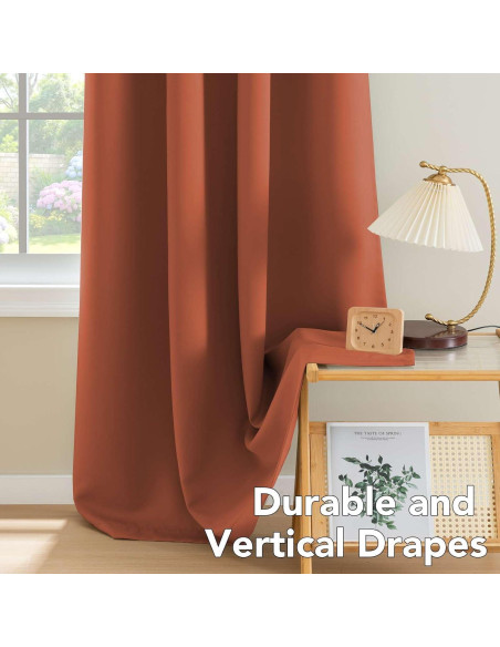 Cortinas Opacas H.VERSAILTEX 2 Paneles 106.68x114.3cm Naranja