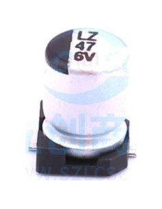 20 Capacitores Electrolíticos SMD 47uF 6.3V Genérico
