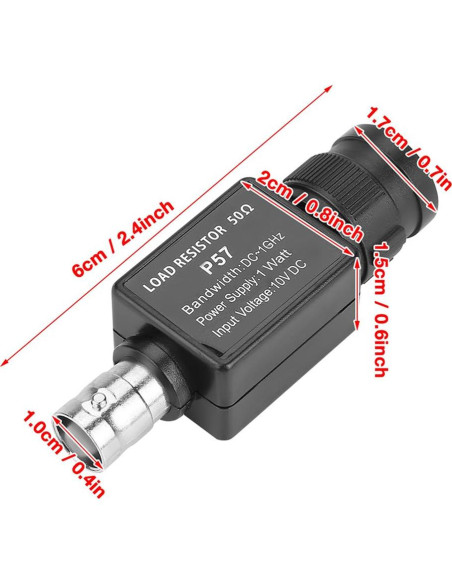 Adaptador BNC hembra a BNC hembra 50 Glomora P57
