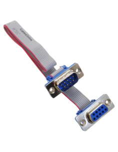 Cable de Extensión DB9 Macho a Hembra 30.48 cm CablesOnline